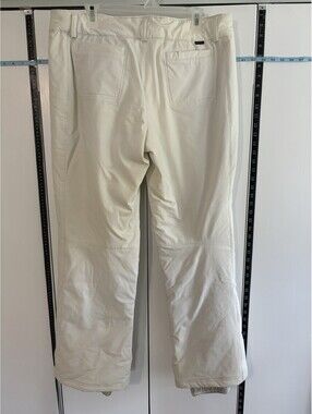 Columbia Women's XL White Insulated Warm Snow Pants Straight Leg NWOT Zip Pocket